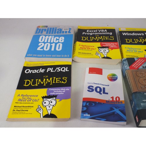 435 - Seven Education computer books.