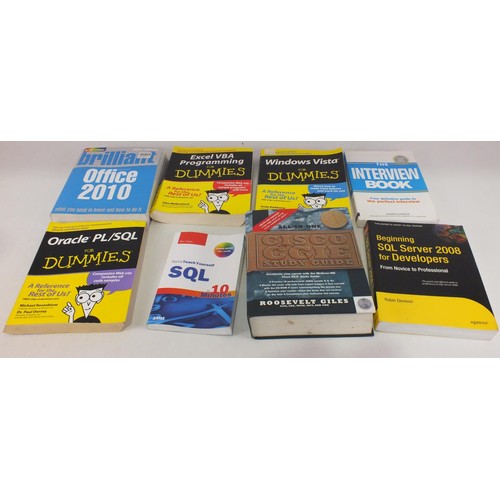 435 - Seven Education computer books.