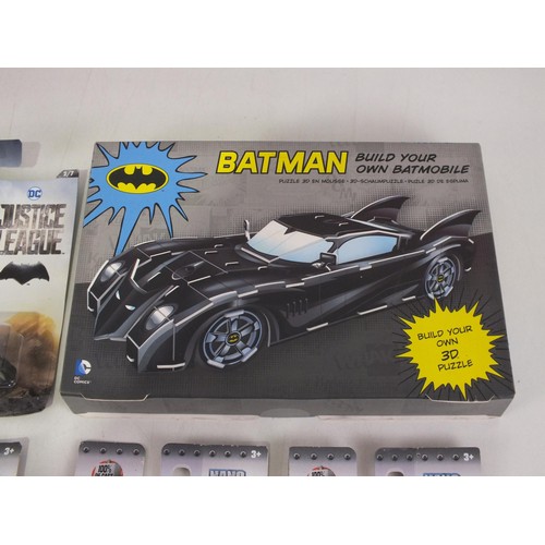 442 - Batman and Joker collectables to include Batmobile Model and three Diecast figures.