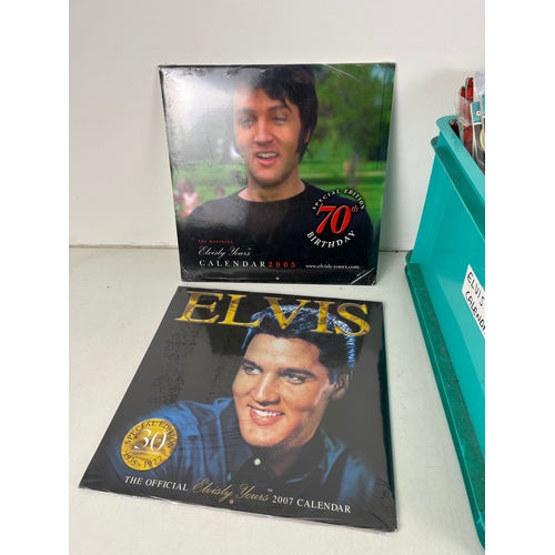 386A - Job lot of Elvis calendars