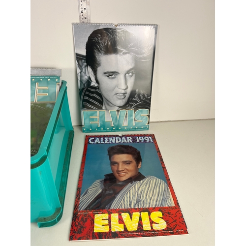 386A - Job lot of Elvis calendars