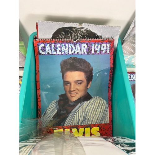 386A - Job lot of Elvis calendars