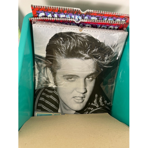 386A - Job lot of Elvis calendars