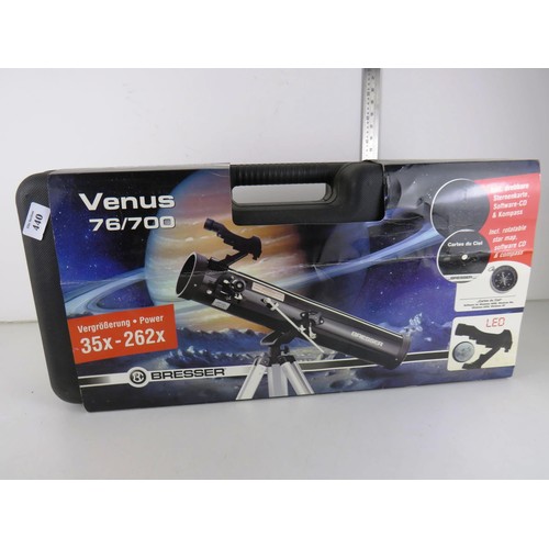 395 - Bresser Venus 76/700 telescope - sold as seen