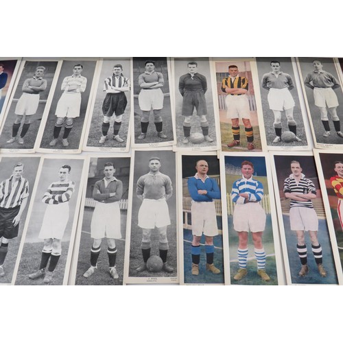 71 - Twenty seven Topical Times Footballer cards and postcards.