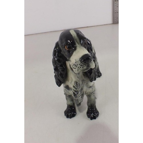 111 - Goebel spaniel dog ornament.