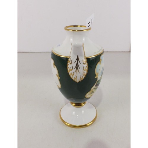 115 - Hand painted vase 150th anniversary G.W.R