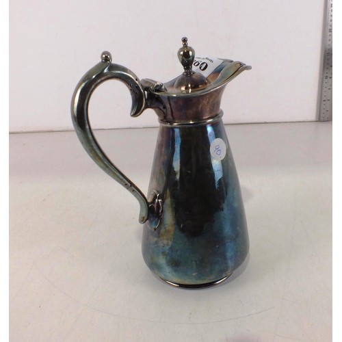 260 - Walker and hall silver plate jug