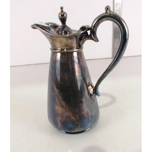 260 - Walker and hall silver plate jug