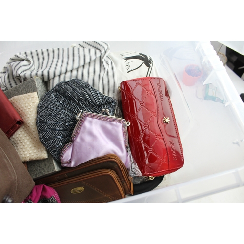 469 - Collection Of Handbags & Purses Inc Leather, Etc Joblot