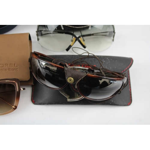 475 - Five pairs of Designer Sunglasses Assorted Branded with Cases