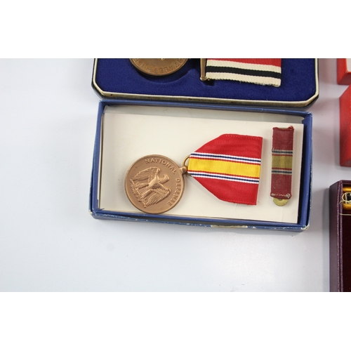 532 - Four Boxed Medals Inc Special Constabulary Long Service To Dennis A. Deamer, Etc