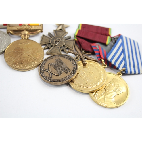 579 - Ten Medals Inc Border Service, Niger Service, Yugoslavia Order Of Merit, Etc