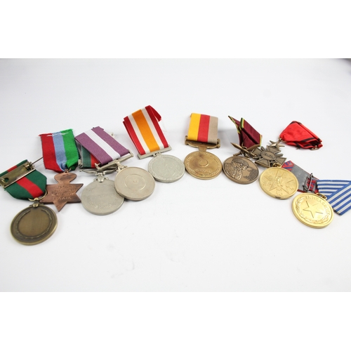 579 - Ten Medals Inc Border Service, Niger Service, Yugoslavia Order Of Merit, Etc