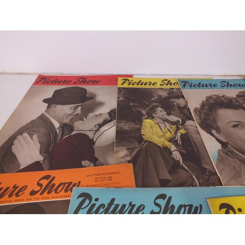 136 - Twenty-five 1950's picture show magazines