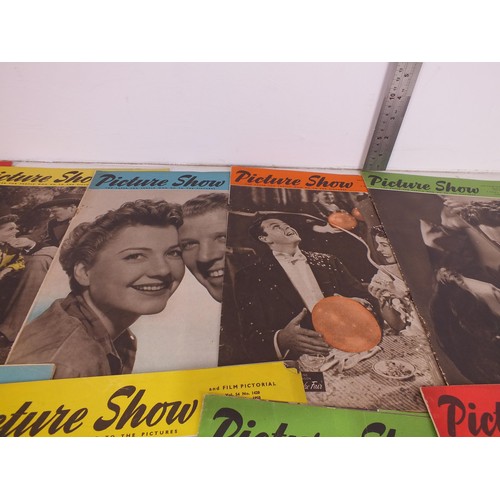 136 - Twenty-five 1950's picture show magazines