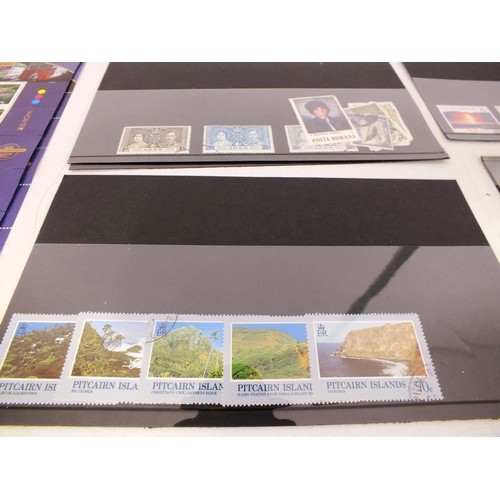 140 - Forty sheets of rare world stamps