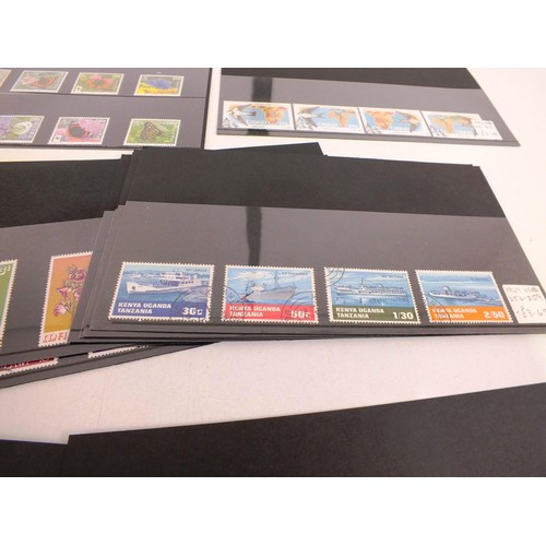 140 - Forty sheets of rare world stamps