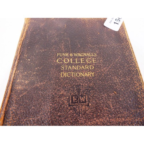 156 - 1922 Funk and wagnalls collage dictionary