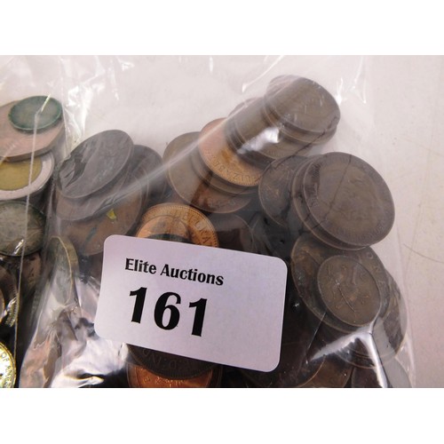 161 - Joblot of assorted coinage