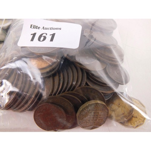 161 - Joblot of assorted coinage