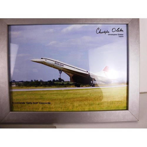 174 - Three framed concorde prints 19