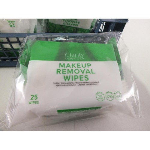 626 - Twenty clarity makeup removal wipe packs - as new