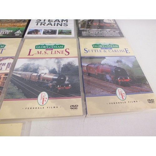 301 - Classic steam train set and railway DVD's- As found