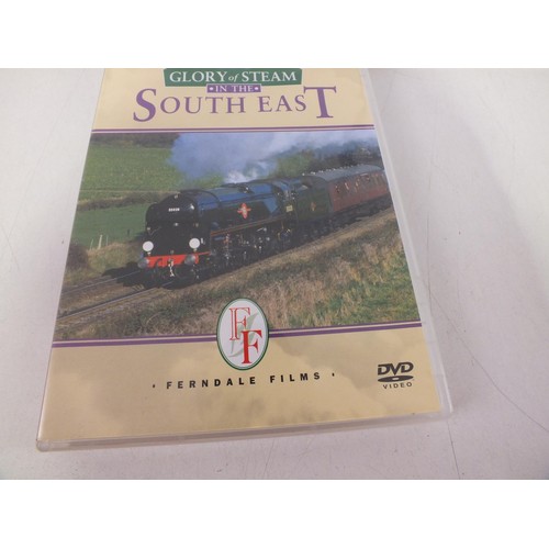 301 - Classic steam train set and railway DVD's- As found