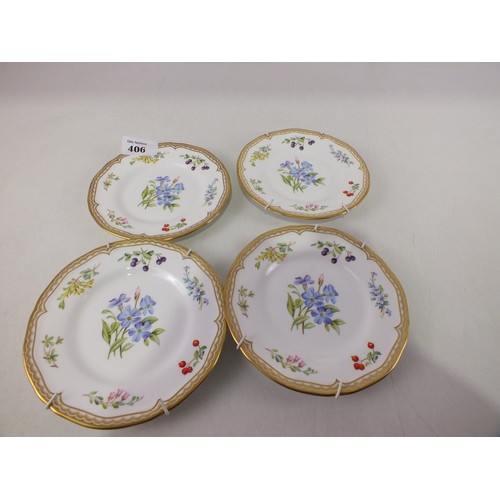 406 - Four Royal Worcester Sandringham plates