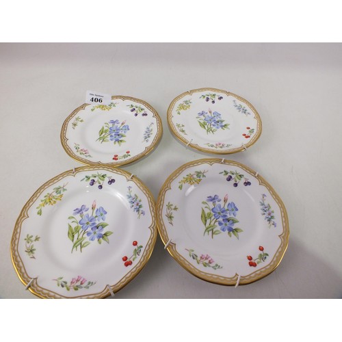 406 - Four Royal Worcester Sandringham plates