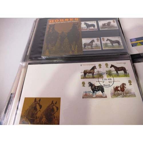 16 - Full GB Album containing many presentation packs & FDC's