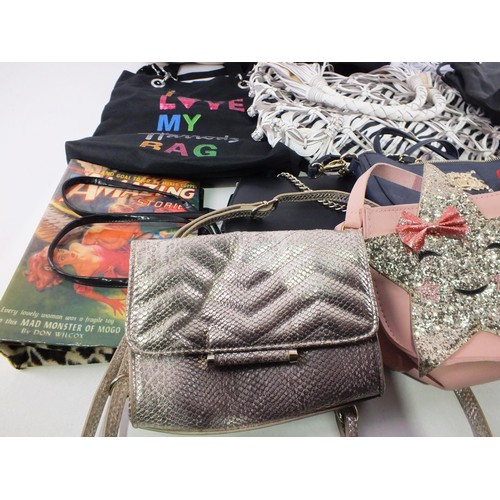 343 - Assorted Fashion handbags to include Designer and Leather.