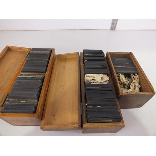 399 - Three boxes of magic lantern slides