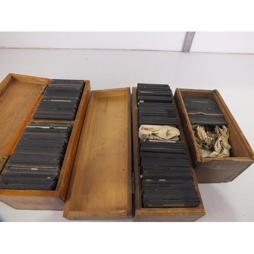 399 - Three boxes of magic lantern slides