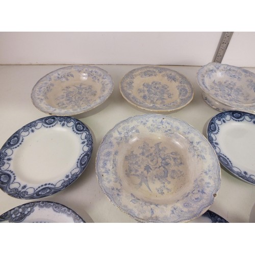 361 - Selection of plates and dishes.