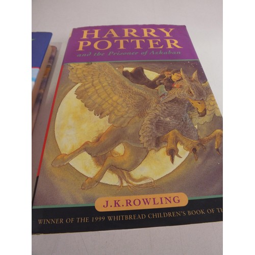 428 - Selection of Harry Potter books including Goblet of fire, Chamber of secrets and Prisoner of Azkaban