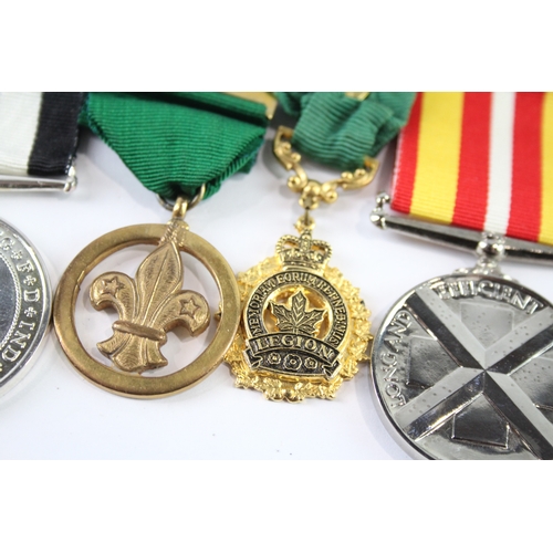 119 - Medals Inc Order Of St John, British Red Cross Long Service, Cold War, Etc x 6