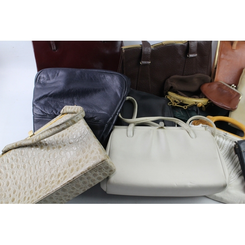 130 - Vintage Handbags & Purses Inc Leather Purse, Jackie Etc Joblot