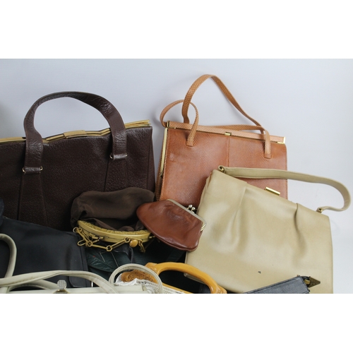 130 - Vintage Handbags & Purses Inc Leather Purse, Jackie Etc Joblot