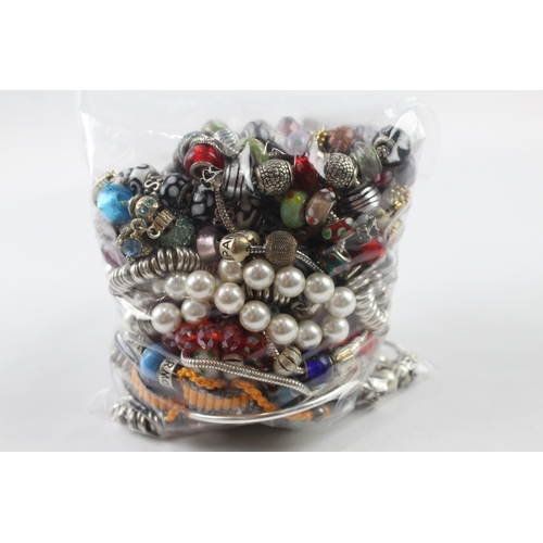 60 - Assortment of Fashion Charm Jewellery inc. Bracelets, Charms 1469g