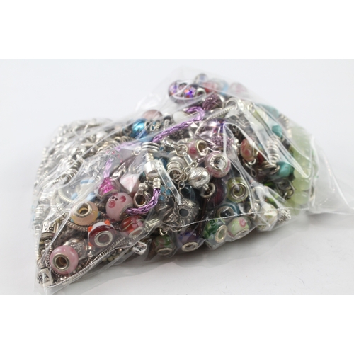 64 - Assortment of Fashion Charm Jewellery inc. Bracelets, Charms 1490g