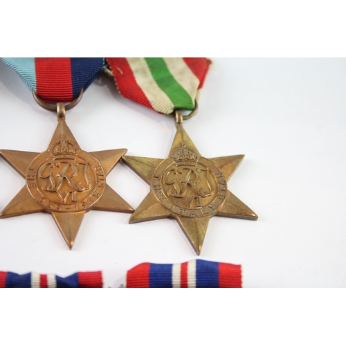 91 - WW2 Medals Inc Burma, Italy, France & Germany Stars, Etc x 10