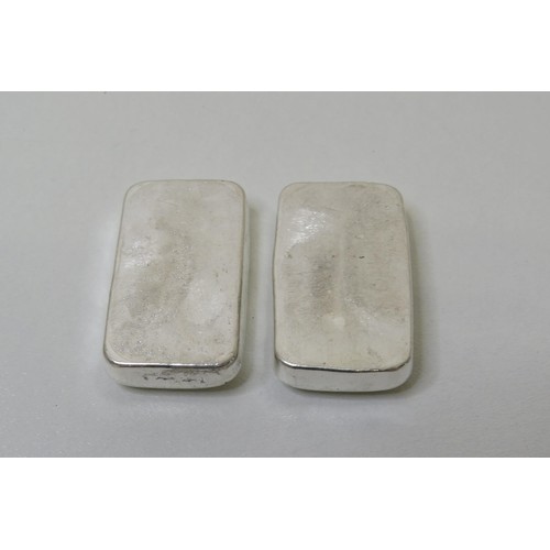 6 - 2x 100g .999 Silver Bullion