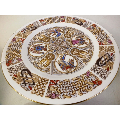 104 - Four spode plates No 1, 2,4 &6 and a spode Iona plate