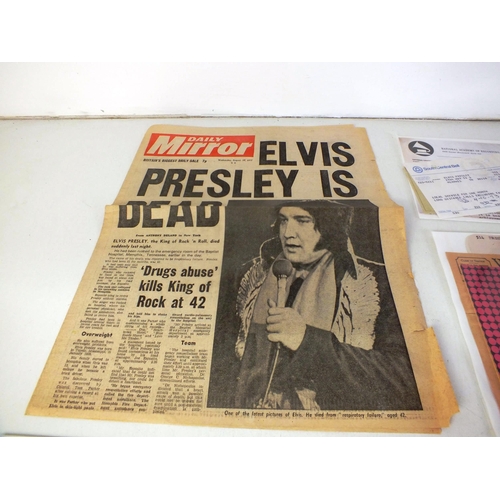 137 - Elvis Presley memorabilia