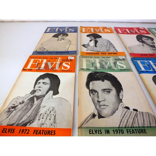 144 - Twenty Elvis Presley  magazines monthly