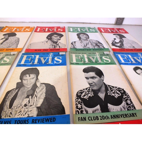 144 - Twenty Elvis Presley  magazines monthly