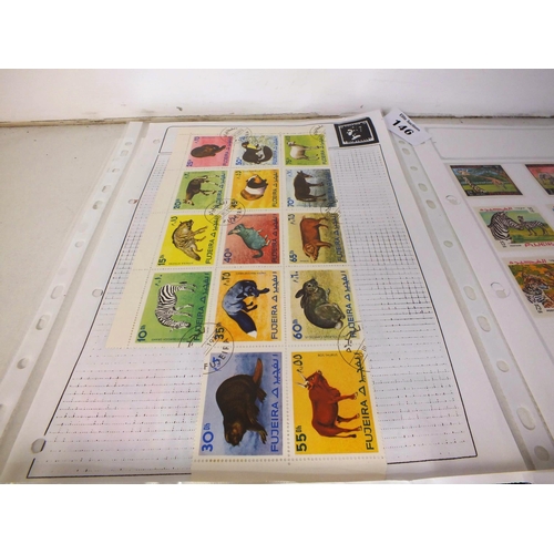 146 - Fifty sheets of world stamps