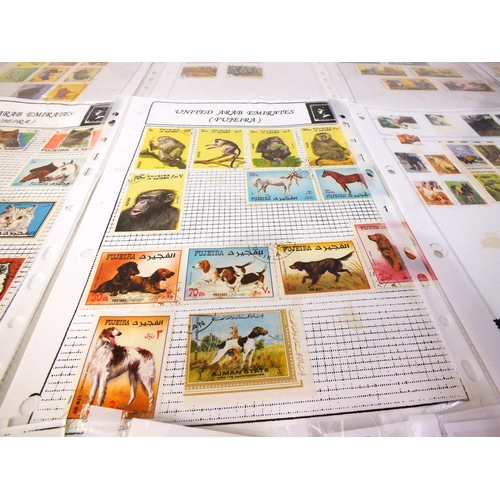 146 - Fifty sheets of world stamps